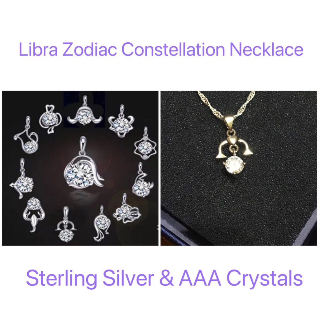 Libra Zodiac Constellation Necklace New